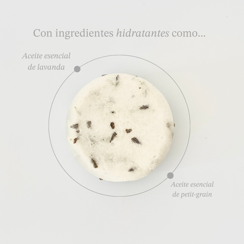 Champú nutritivo sólido