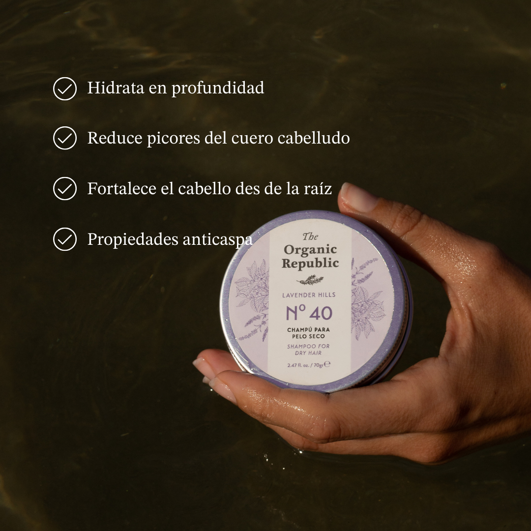 Champú nutritivo sólido